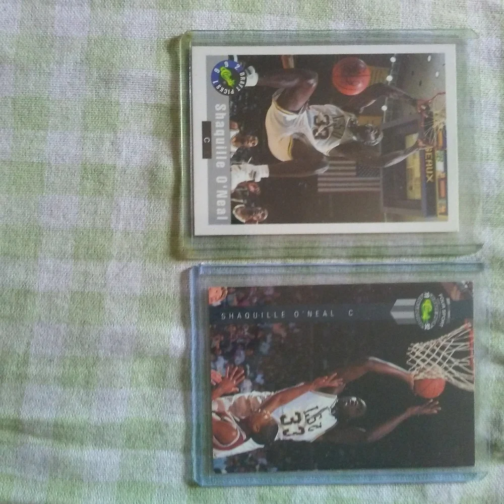 Shaq Classic Rookie 2 Card Lot